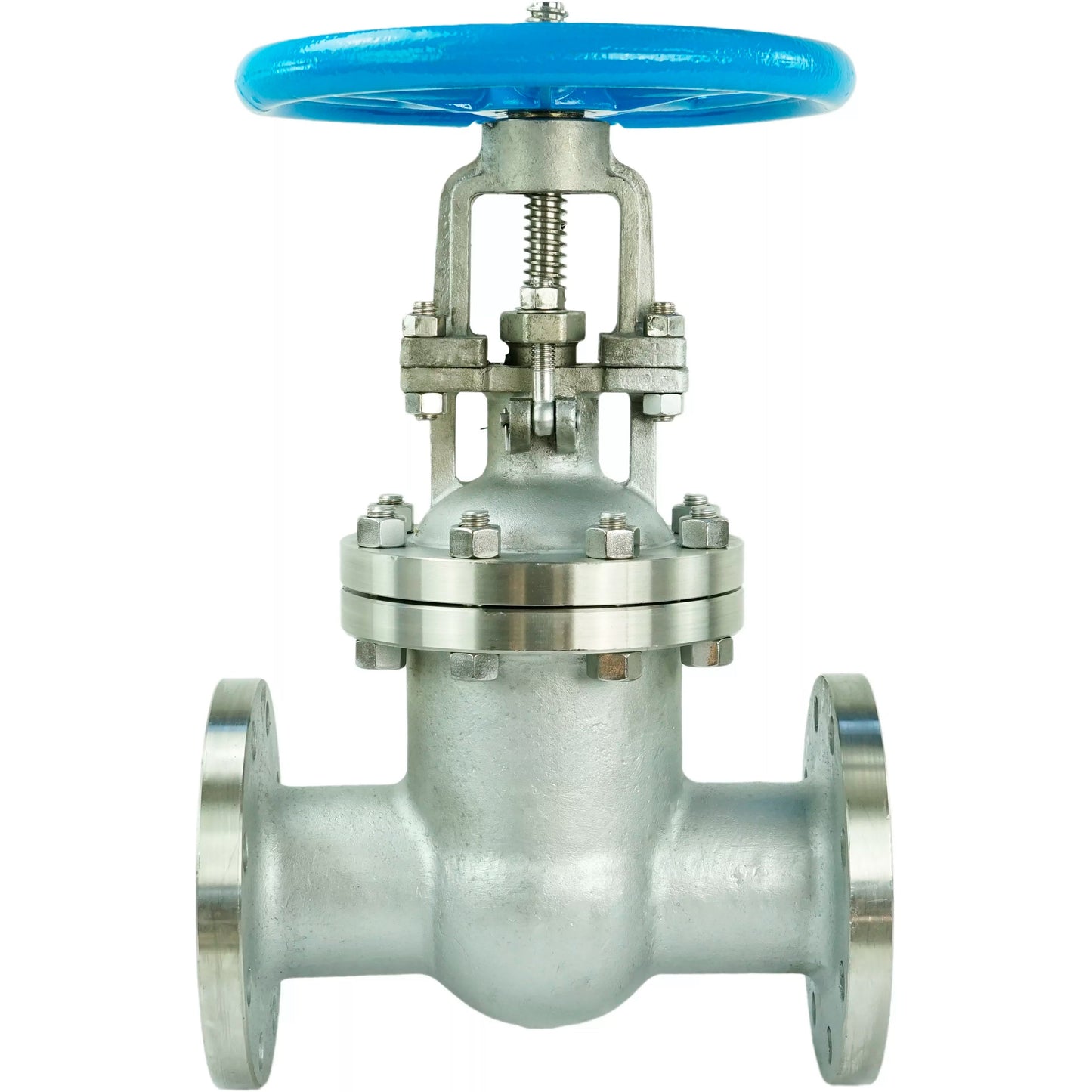Wedge gate valve DNOVA GAIR GVWR3131M-2W-F-S, body material - stainless steel AISI 304, wedge material - stainless steel AISI 304, seal - metal, handwheel