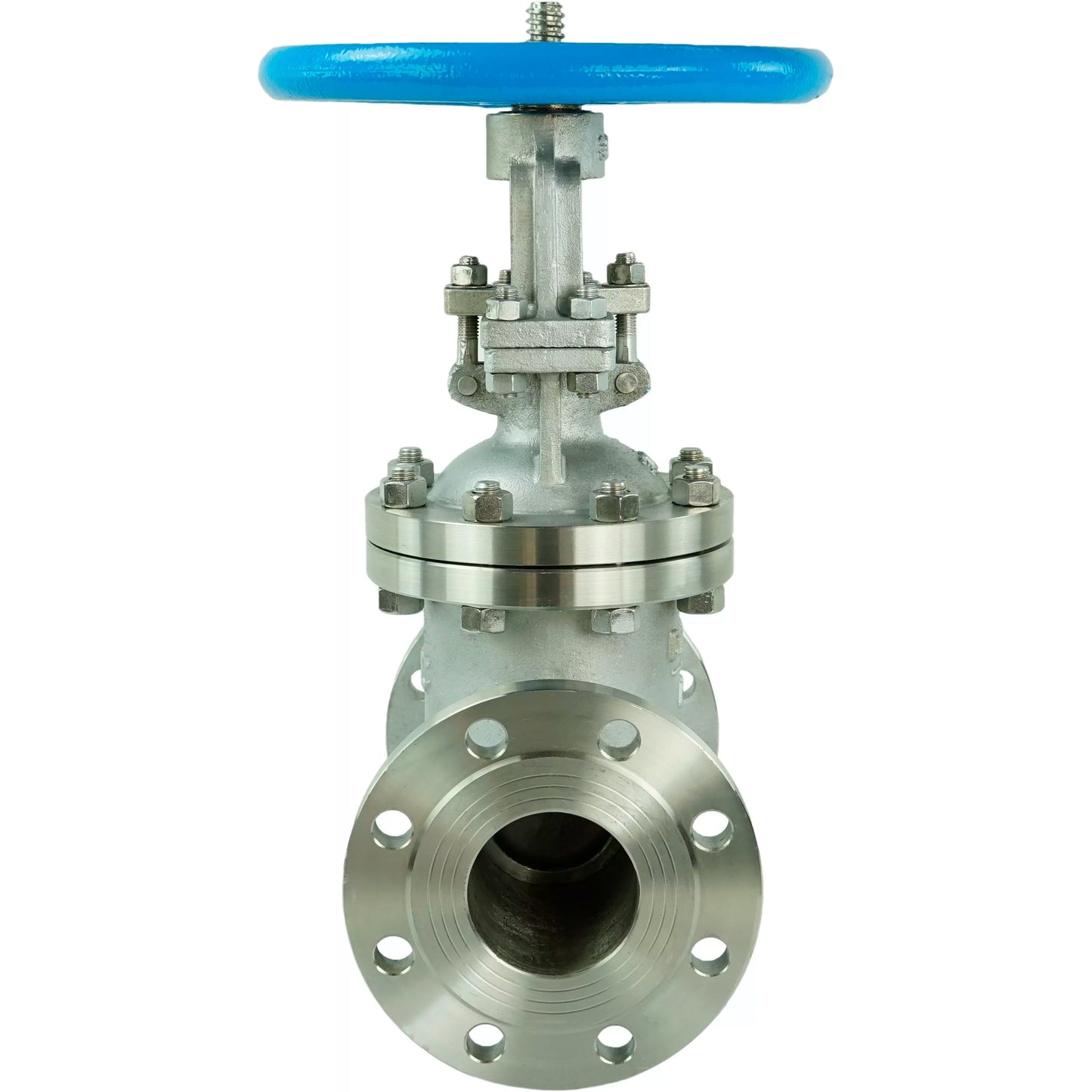 Wedge gate valve DNOVA GAIR GVWR3131M-2W-F-S, body material - stainless steel AISI 304, wedge material - stainless steel AISI 304, seal - metal, handwheel