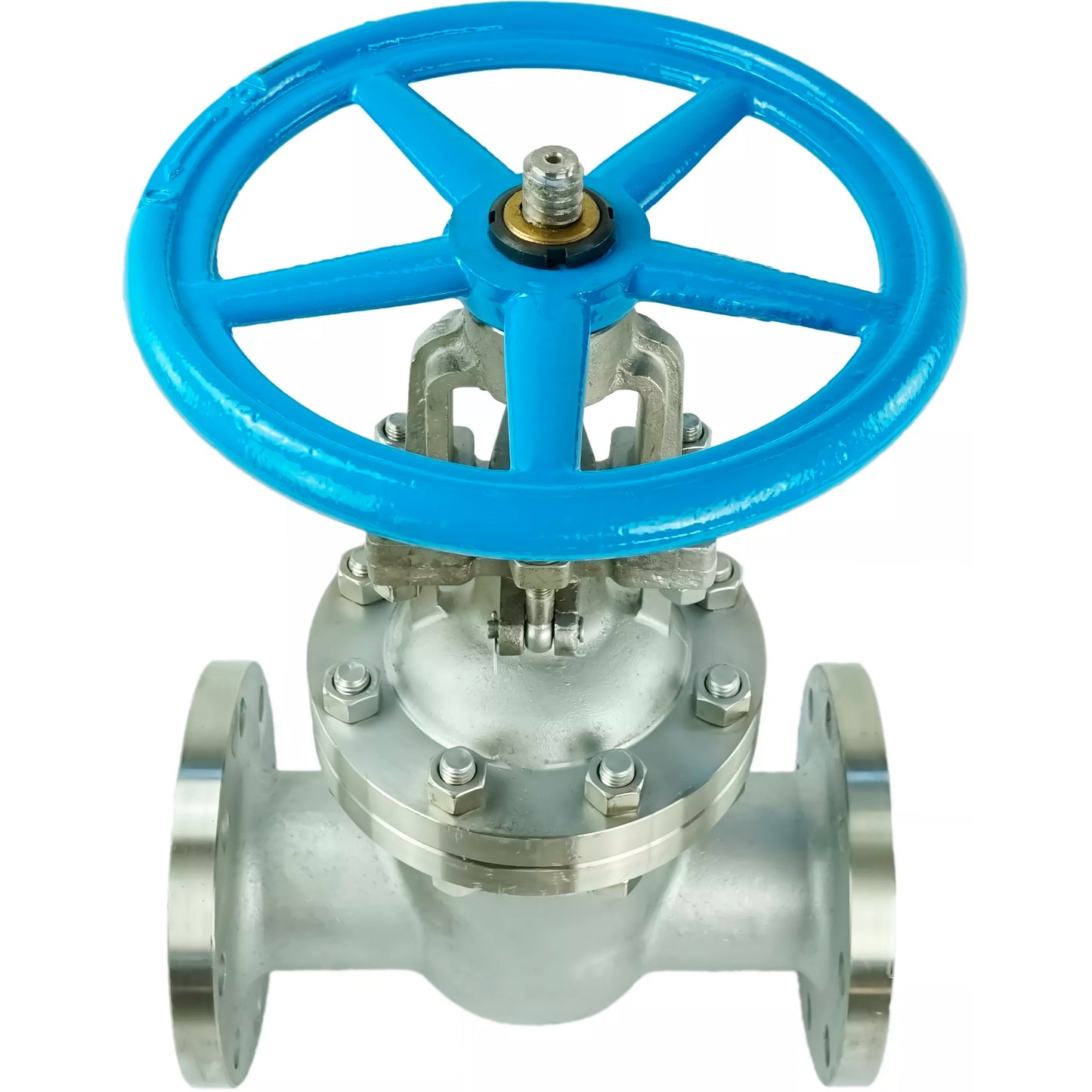 Wedge gate valve DNOVA GAIR GVWR3131M-2W-F-S, body material - stainless steel AISI 304, wedge material - stainless steel AISI 304, seal - metal, handwheel