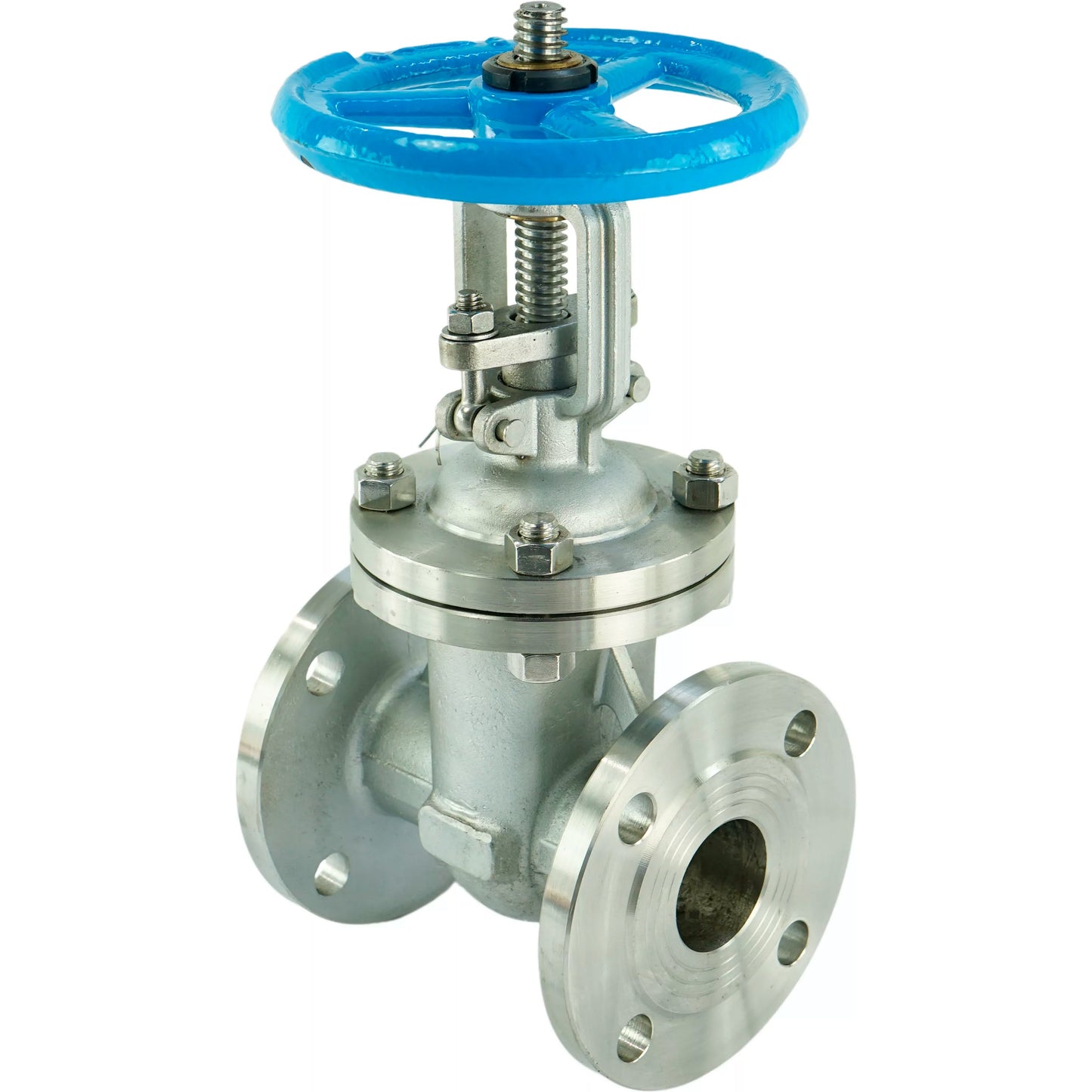 Wedge gate valve DNOVA GAIR GVWR3131M-2W-F-S, body material - stainless steel AISI 304, wedge material - stainless steel AISI 304, seal - metal, handwheel