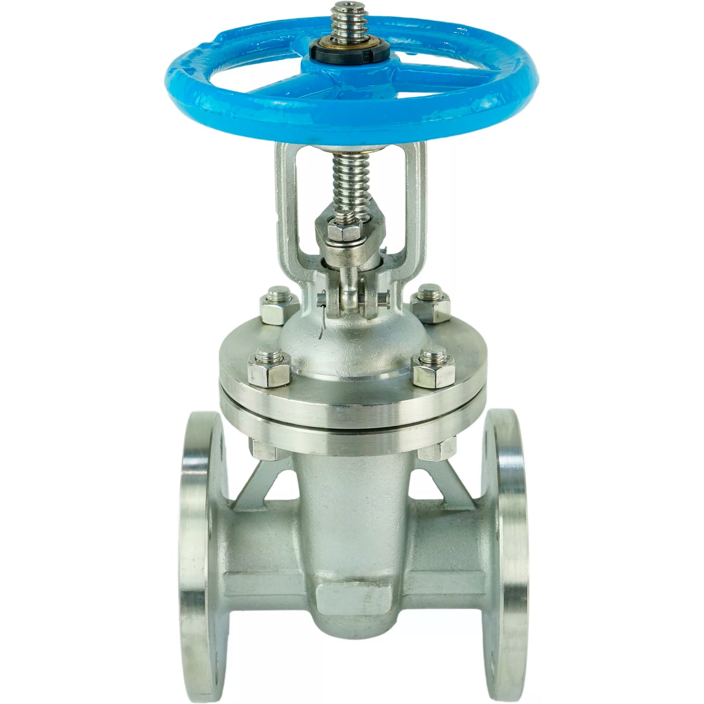 Wedge gate valve DNOVA GAIR GVWR3131M-2W-F-S, body material - stainless steel AISI 304, wedge material - stainless steel AISI 304, seal - metal, handwheel