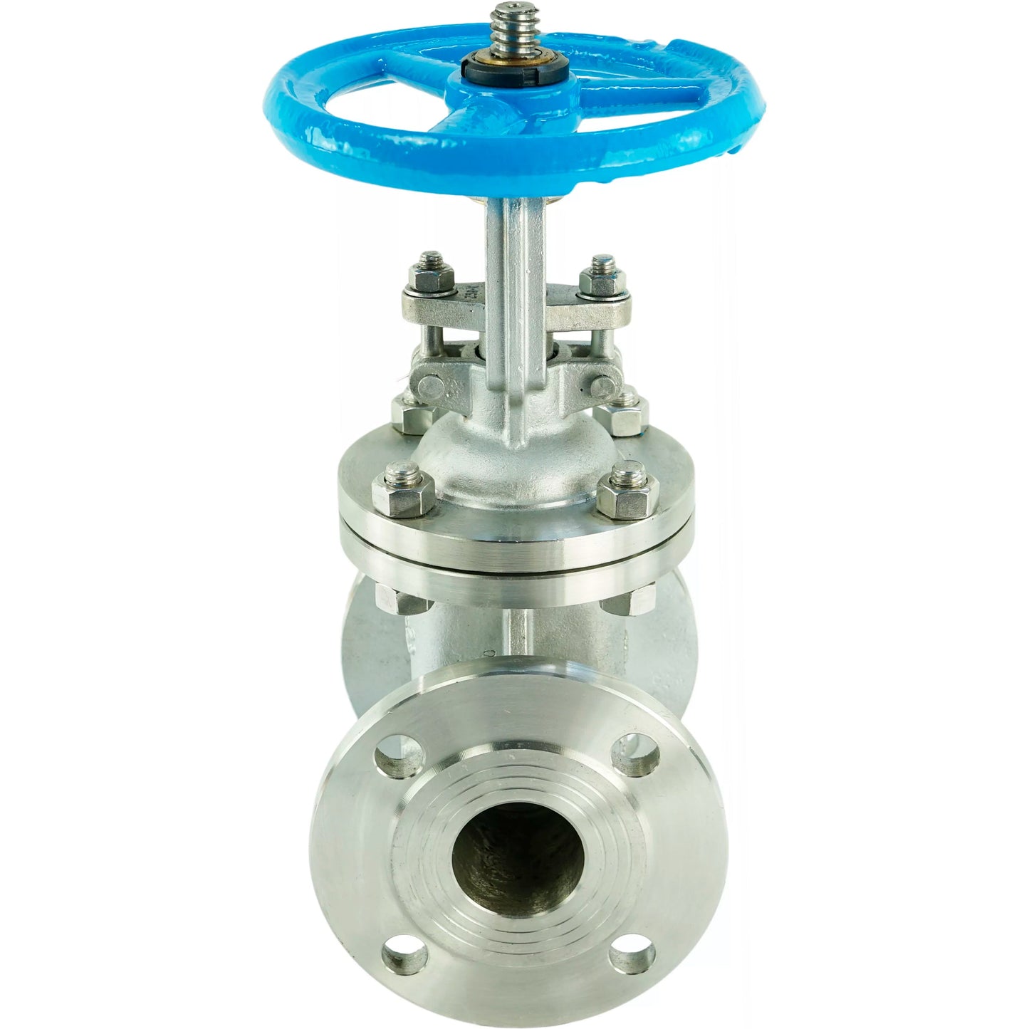 Wedge gate valve DNOVA GAIR GVWR3131M-2W-F-S, body material - stainless steel AISI 304, wedge material - stainless steel AISI 304, seal - metal, handwheel