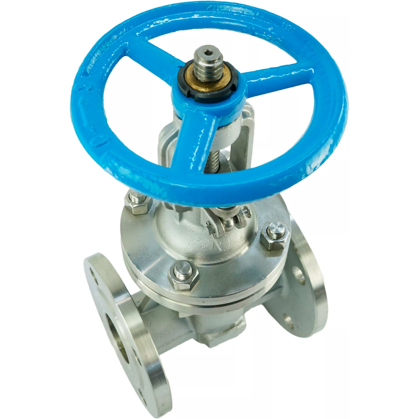 Wedge gate valve DNOVA GAIR GVWR3131M-2W-F-S, body material - stainless steel AISI 304, wedge material - stainless steel AISI 304, seal - metal, handwheel
