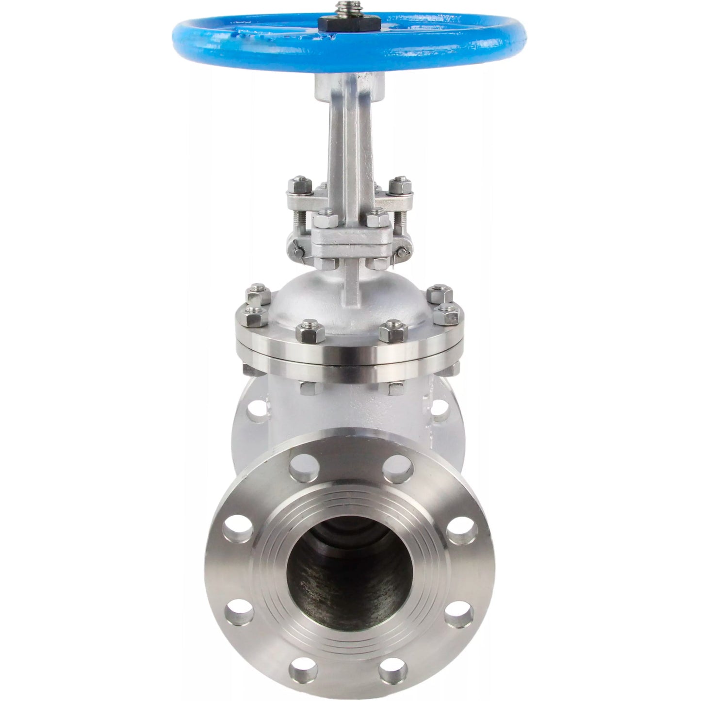 Wedge gate valve DNOVA GAIR GVWR3131M-2W-F-S, body material - stainless steel AISI 304, wedge material - stainless steel AISI 304, seal - metal, handwheel