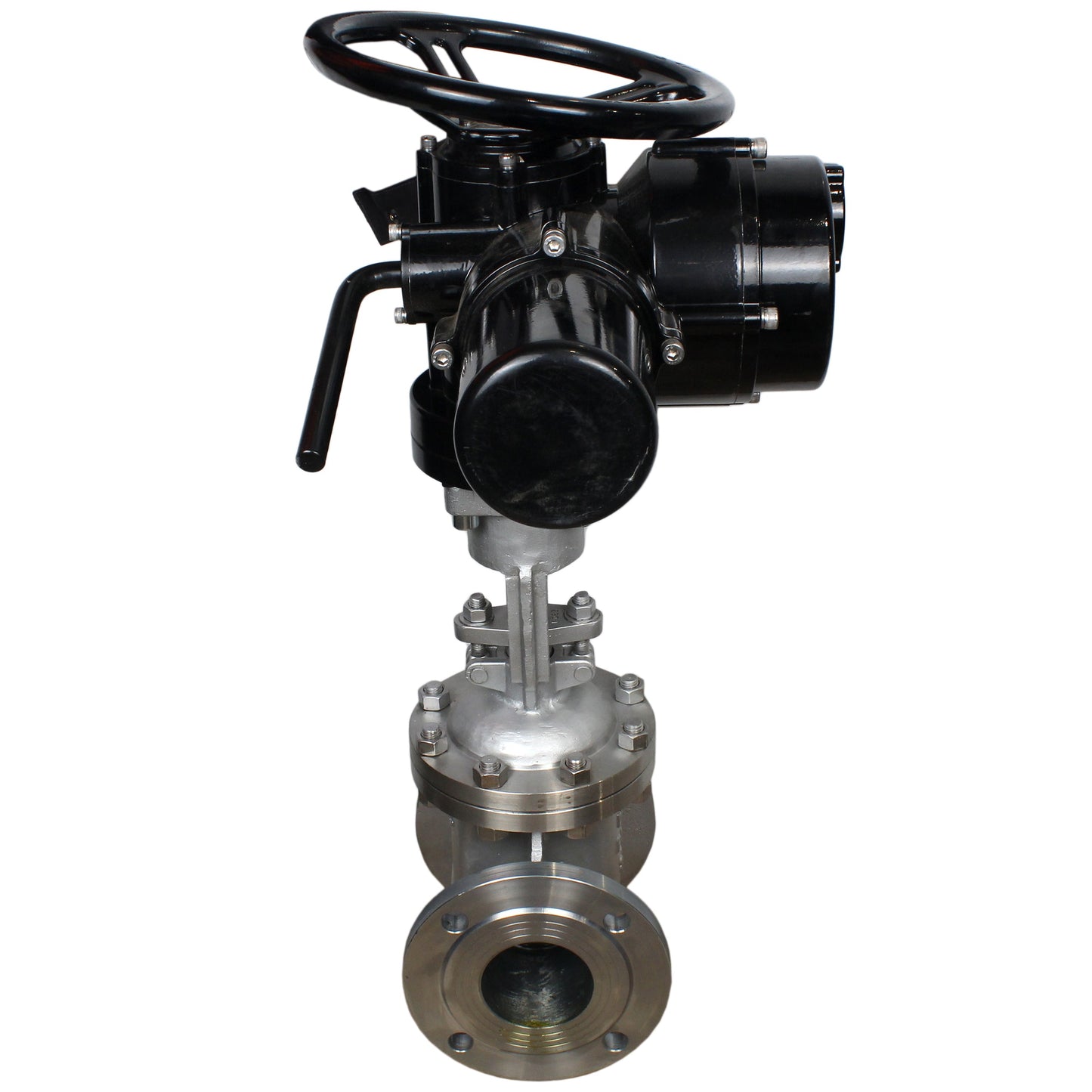Wedge gate valves DNOVA GVWR2434M-2W-F flanged, seal - metal, with OST flanges bare stem with OST flanges bare stem control - electric drive DNOVA MT-N-EM-O2-380 -U1
