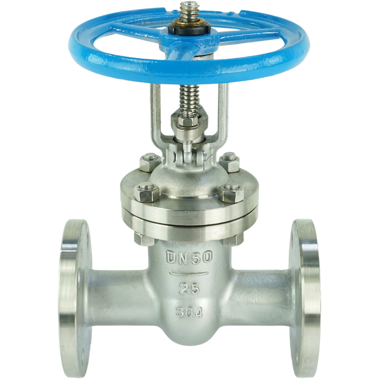 Wedge gate valves DNOVA GVWR3131M-2W-F-S flanged, body - stainless steel 304, seal - metal, with GAIR steering wheel