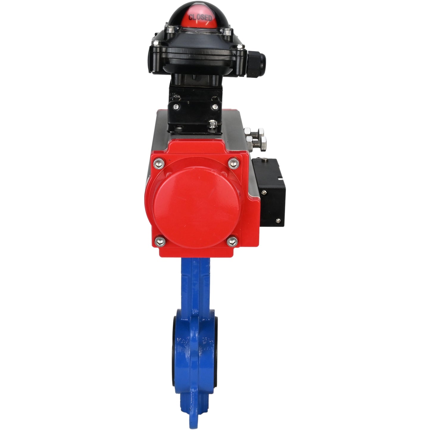 Water Butterfly Valve DNOVA g50-g40-epdm-DNOVA-da-4m310-110/220v-apl-210n, body material - cast iron GGG50, disk material - cast iron GGG40, seal - EPDM, pneumatic actuator operated