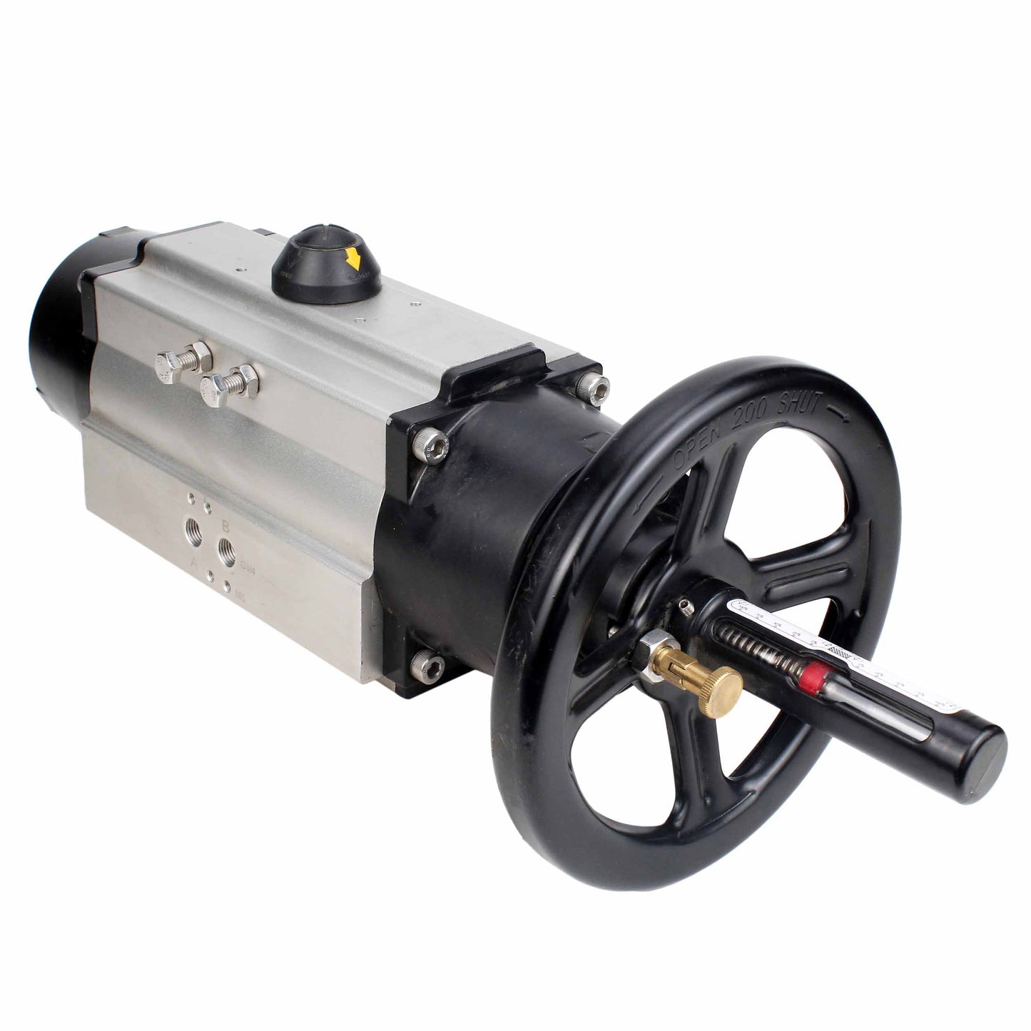 Actuador neumático de doble efecto DNOVA PA-DA-105-1, brida ISO F07/F10, cuadrado 22С…22