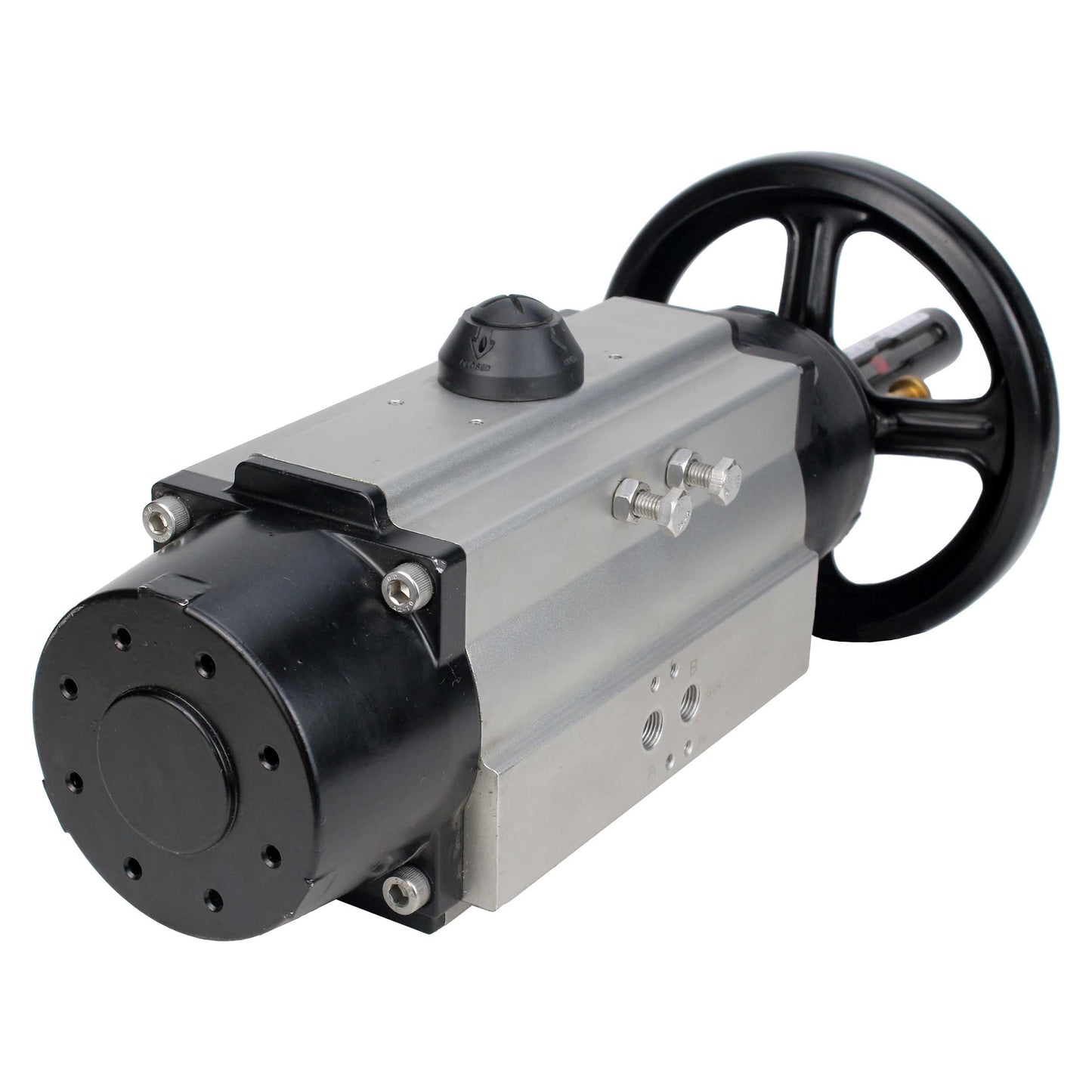 Actuador neumático de doble efecto DNOVA PA-DA-105-1, brida ISO F07/F10, cuadrado 22С…22