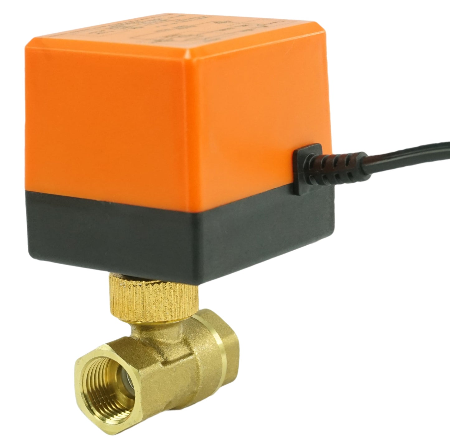 Brass ball valve Threaded standard port DNOVA BV0030NP-SP-T-ED PN16 with electric actuated 220VAC without limit switches