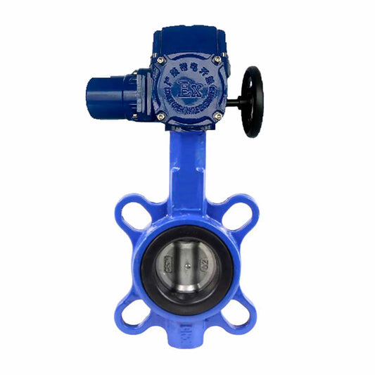 Water Butterfly Valve DNOVA WCB-316L-EPDM body material - Carbon steel WCB, disk material - Stainless steel AISI 316L, seal - EPDM with 1/4-turn electric actuator DNOVA QT-W (M) 380V