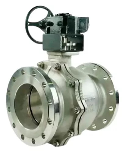 صمامات كروية DNOVA BV3232P(قطعتان)-FP-F-ISO-R ذات تجويف كامل وحافة، هيكل من الفولاذ المقاوم للصدأ 316، تحكم في علبة التروس