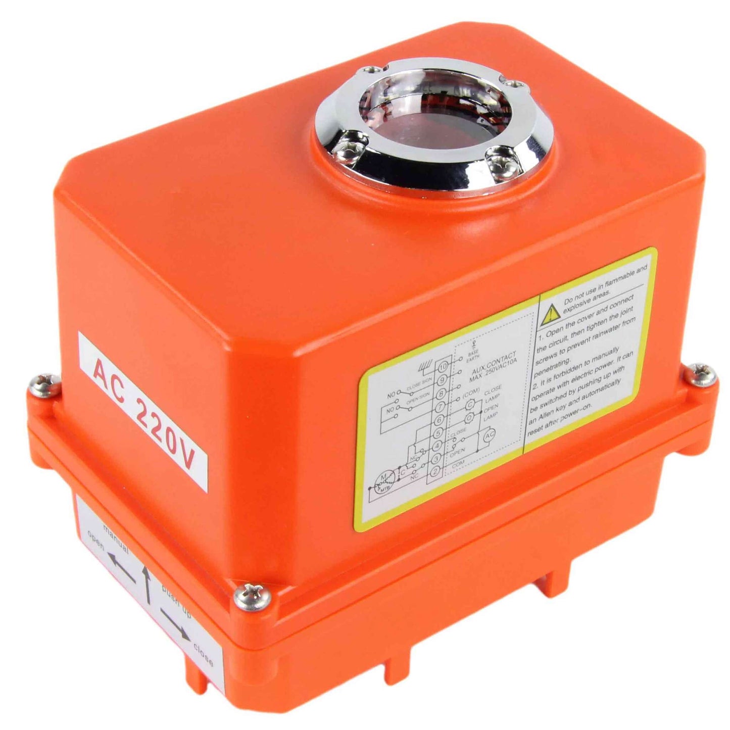 Quarter-turn electric actuator DNOVA QT MINI 003 220 V