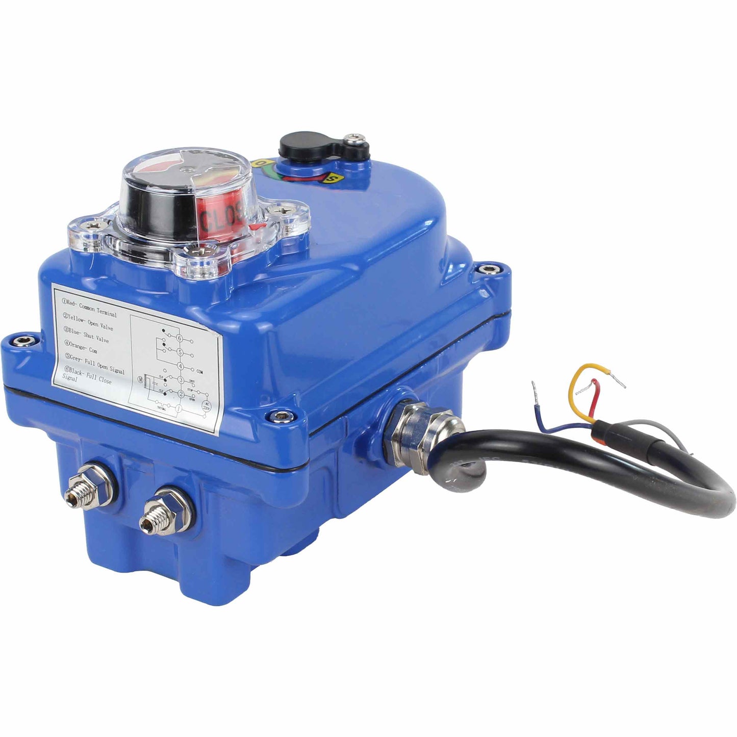 Actuador eléctrico de cuarto de vuelta DNOVA QT BLUE 003 12V