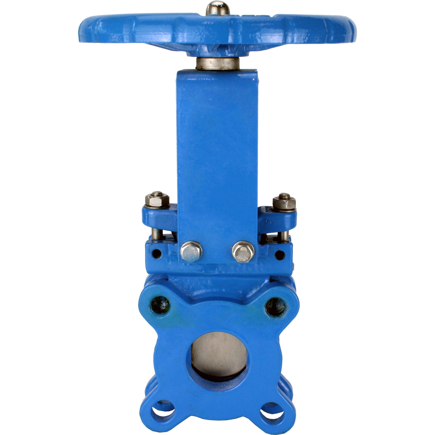 Knife gate valve DNOVA GVKN1331N-2W-Fb-S 16 bar, body material - cast iron GGG40, knife material - stainless steel AISI 304, seal - NBR, handwheel