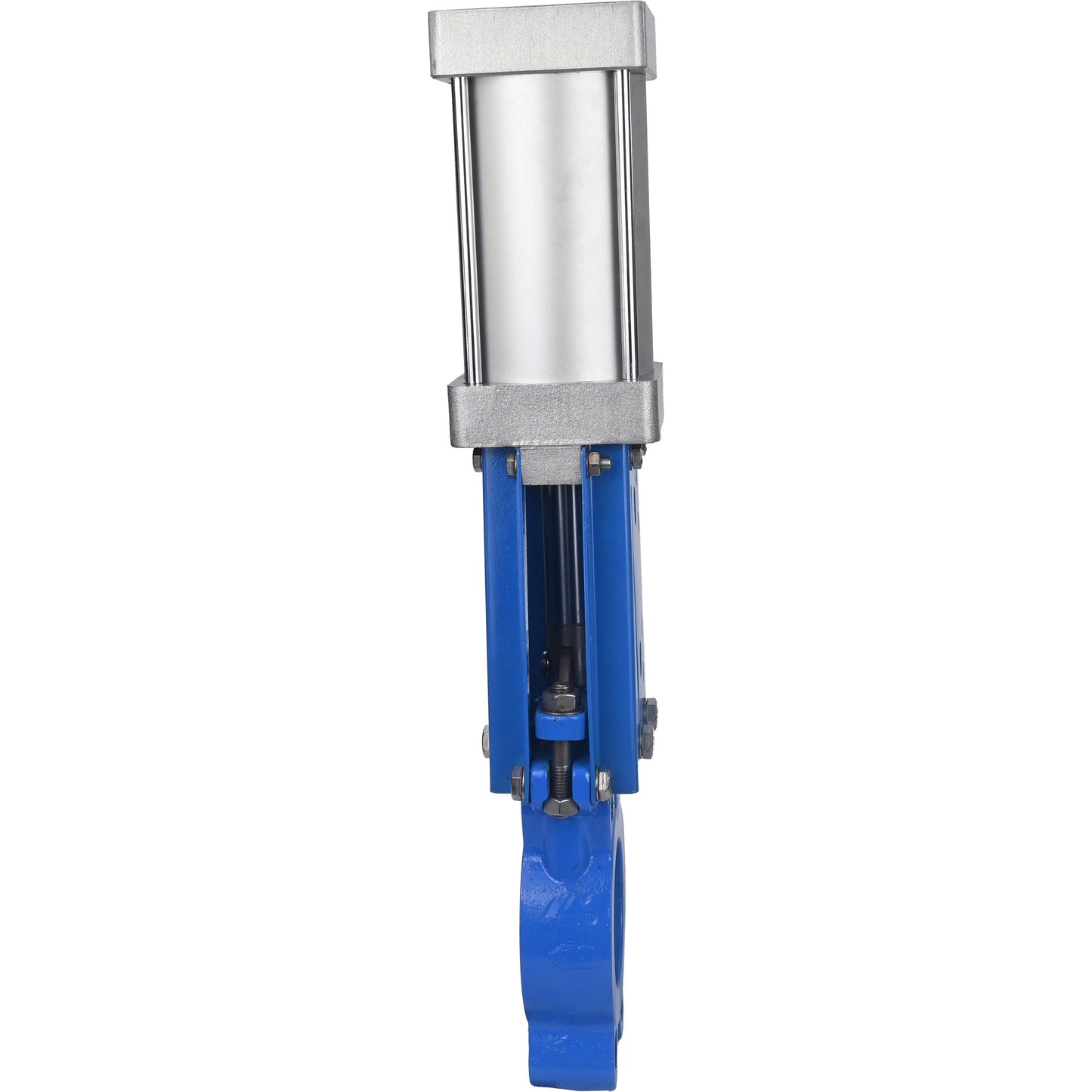 Gate valves DNOVA GVKR1331E-1W-Fb-2P-WENZ PN6 unidirectional, interflanged, spindle - extendable, body - cast iron GGG40, gate - stainless steel 304, seal - EPDM, pneumatically actuated, WENZ