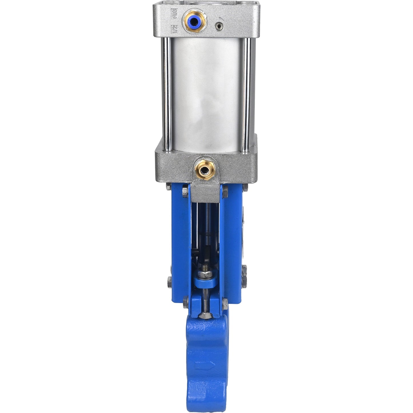 Gate valves DNOVA GVKR1331M-1W-Fb-2P-WENZ PN16 unidirectional, interflanged, spindle - extendable, body - cast iron GGG40, gate - stainless steel 304, seal - EPDM, pneumatically actuated, WENZ