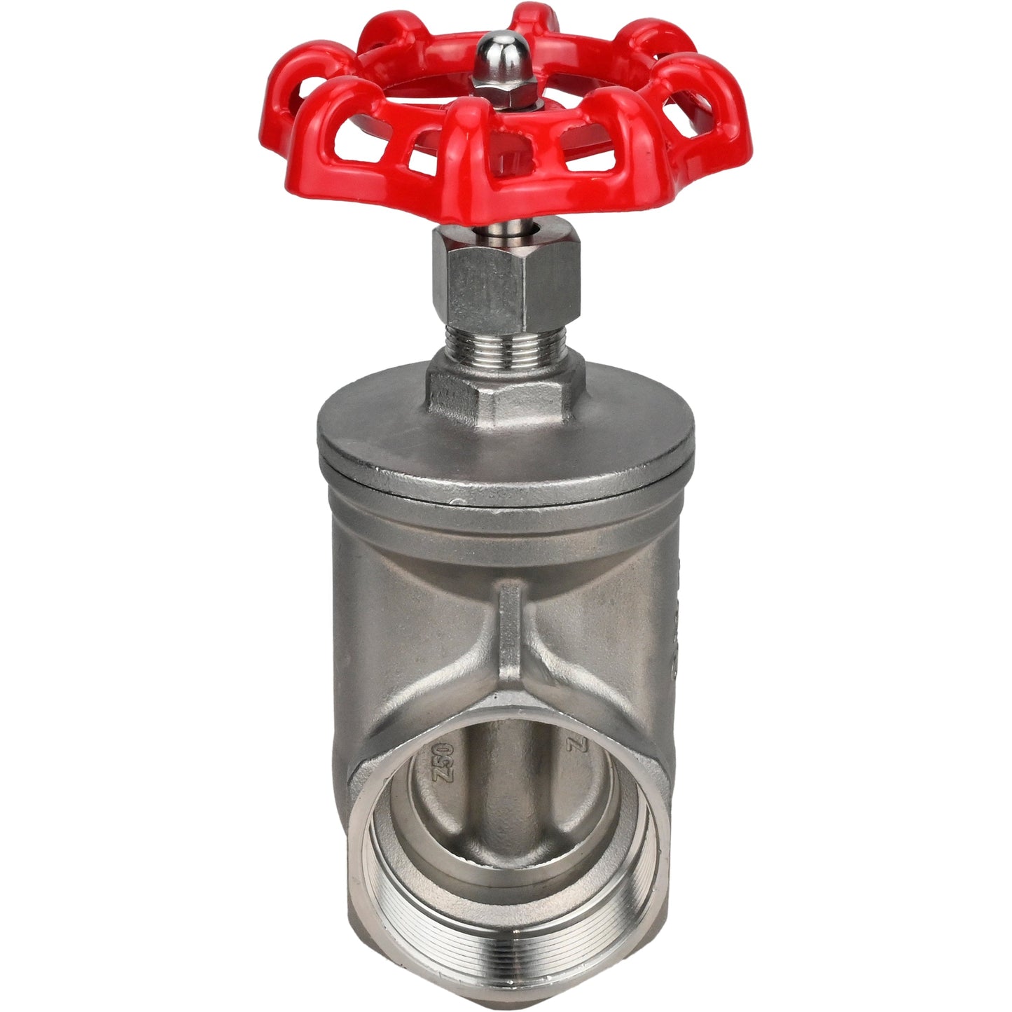 Wedge gate valve DNOVA GVWR3131M-2W-T-S, body material - stainless steel AISI 304, wedge material - stainless steel AISI 304, seal - metal, handwheel