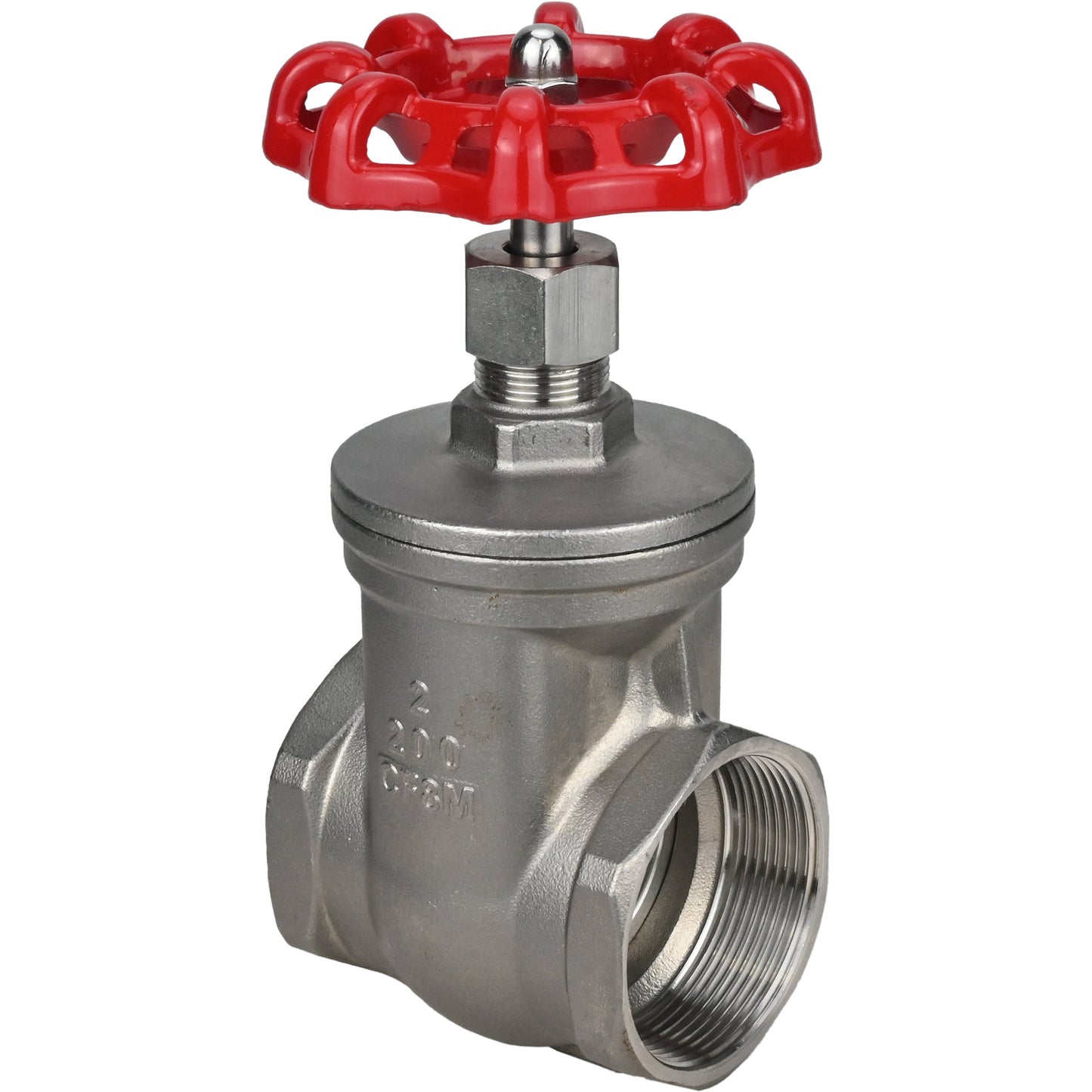 Wedge gate valve DNOVA GVWR3131M-2W-T-S, body material - stainless steel AISI 304, wedge material - stainless steel AISI 304, seal - metal, handwheel