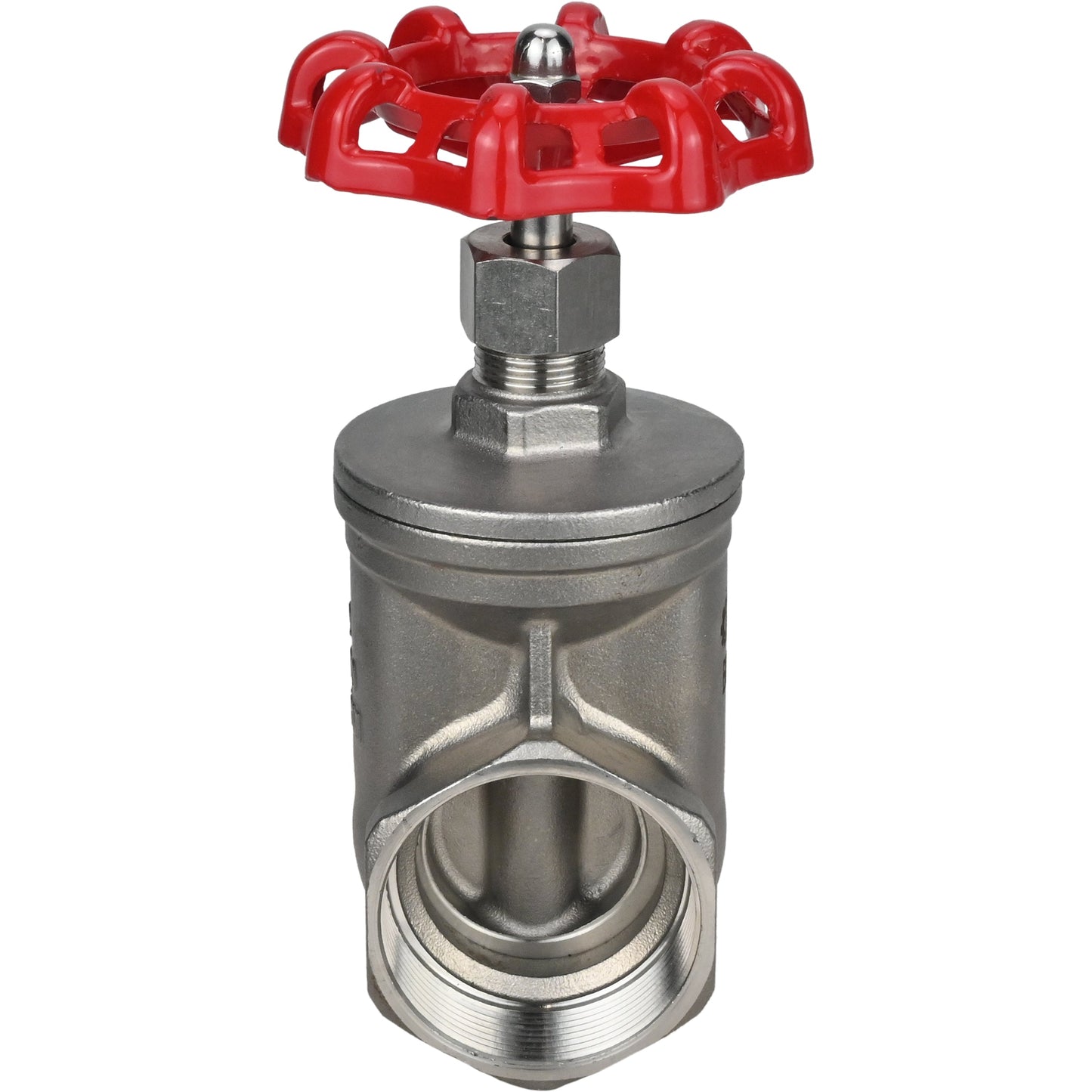 Wedge gate valve DNOVA GVWR3131M-2W-T-S, body material - stainless steel AISI 304, wedge material - stainless steel AISI 304, seal - metal, handwheel