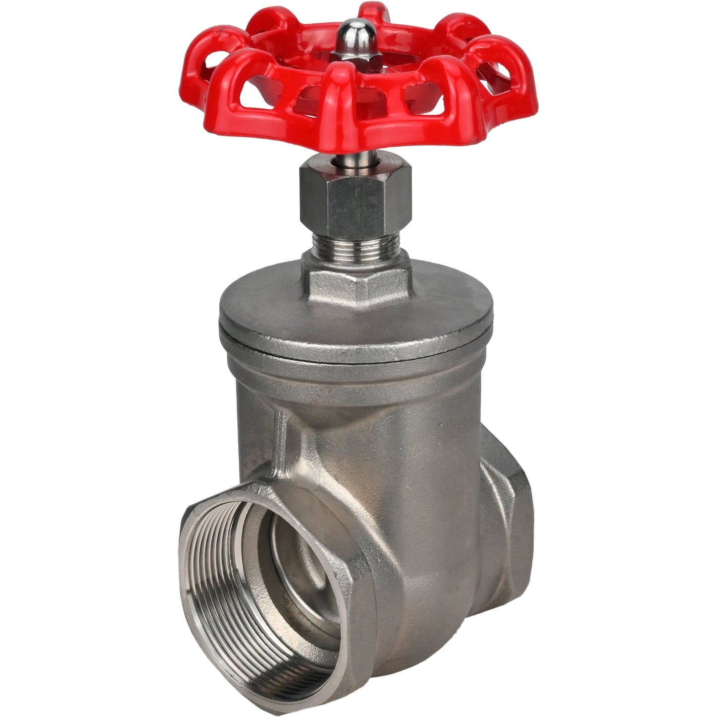 Wedge gate valve DNOVA GVWR3131M-2W-T-S, body material - stainless steel AISI 304, wedge material - stainless steel AISI 304, seal - metal, handwheel