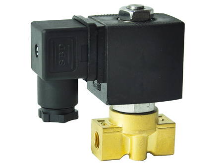 Électrovanne à deux voies normalement fermée à action directe DNOVA DHSM31-NC EPDM G 24V, matériau du corps - laiton, joint - EPDM