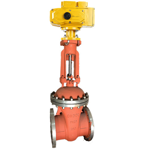 Wedge gate valve DNOVA flange connection, body material – steel 25L, seal material – metal/metal, electric actuator DNOVA MT-380, 380V