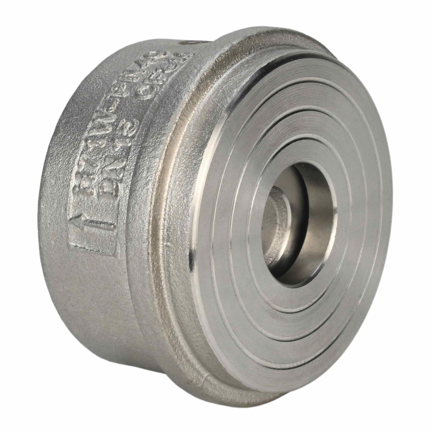 Spring check valve DNOVA VCS3232-Fb 40 bar body material - stainless steel AISI 316, locking material - stainless steel AISI 316, compact flanged