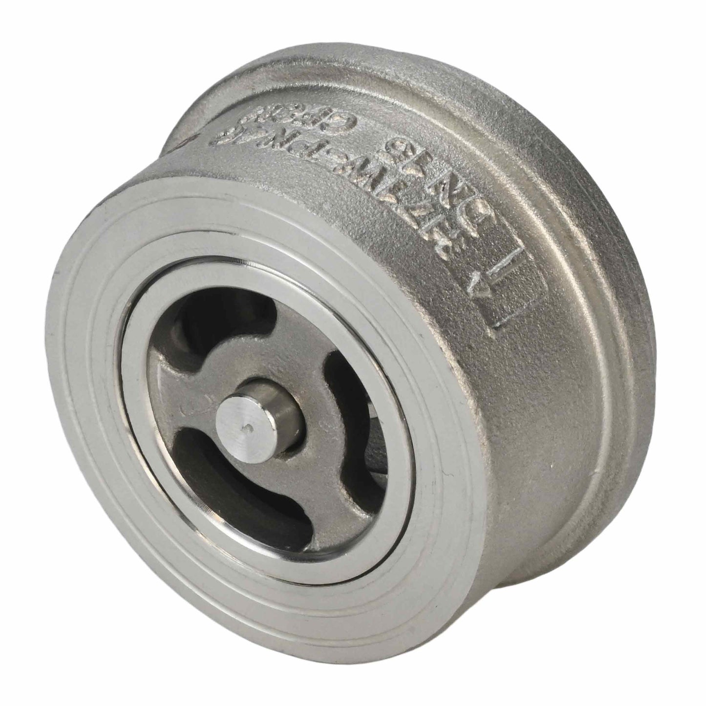 Spring check valve DNOVA VCS3232-Fb 40 bar body material - stainless steel AISI 316, locking material - stainless steel AISI 316, compact flanged