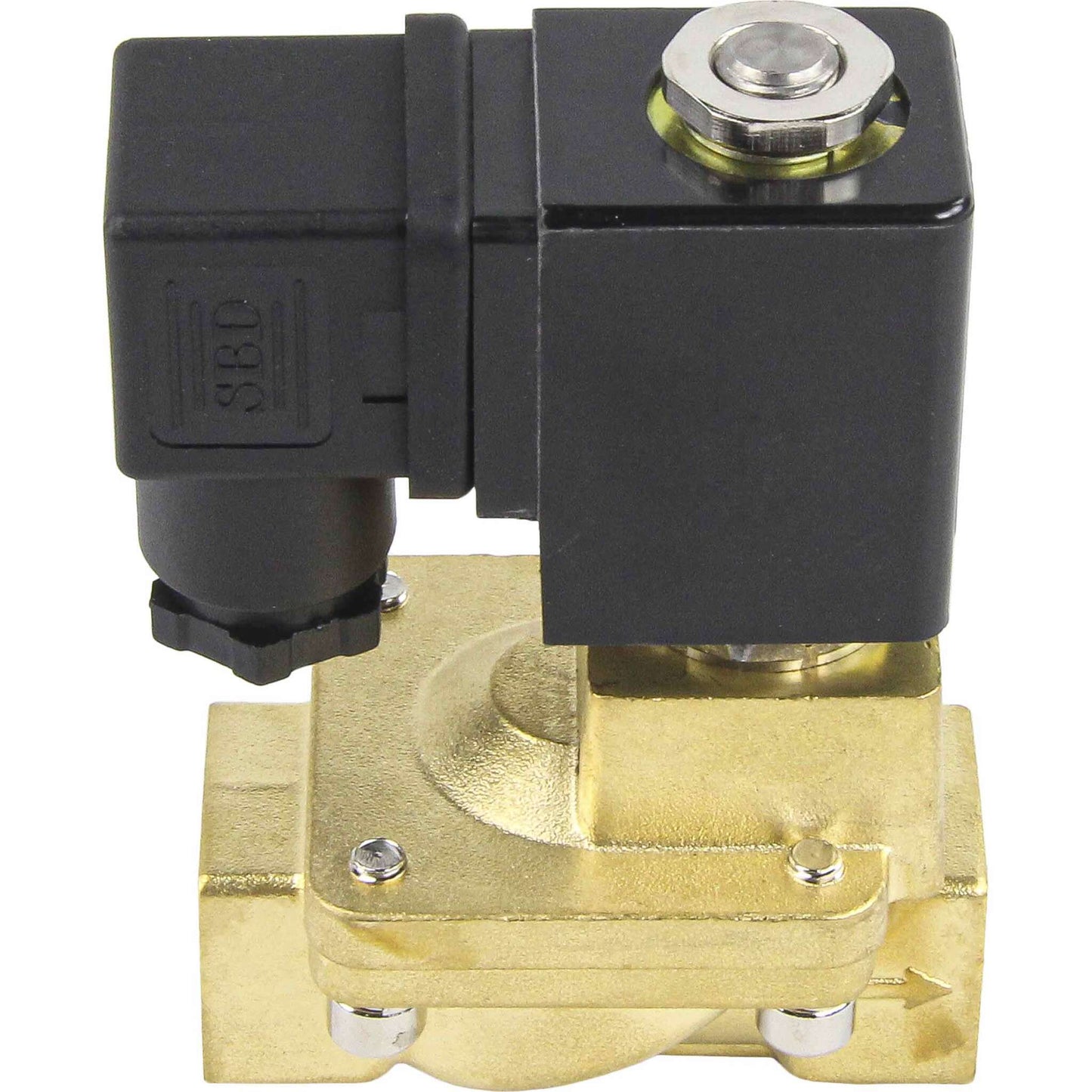 Two way normally closed indirect acting electric solenoid valve DNOVA VS2W-400E-PU-NC G EPDM 24V, body material - brass, seal - EPDM