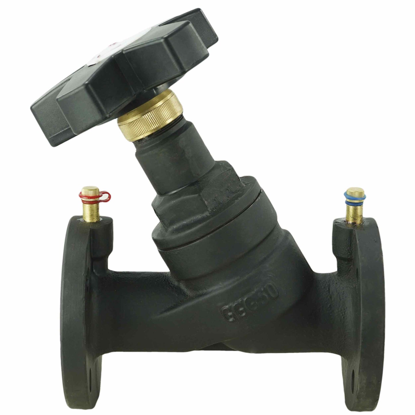 Válvula de equilibrado estático DNOVA VB1431V-F 16 bar fundición, conexión bridada con boquillas
