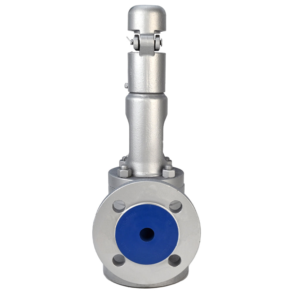 Válvula de seguridad con resorte DNOVA SAFE 7001 8-10, material del cuerpo - acero inoxidable WCB, material del elemento de cierre - acero inoxidable AISI 420, junta - METAL