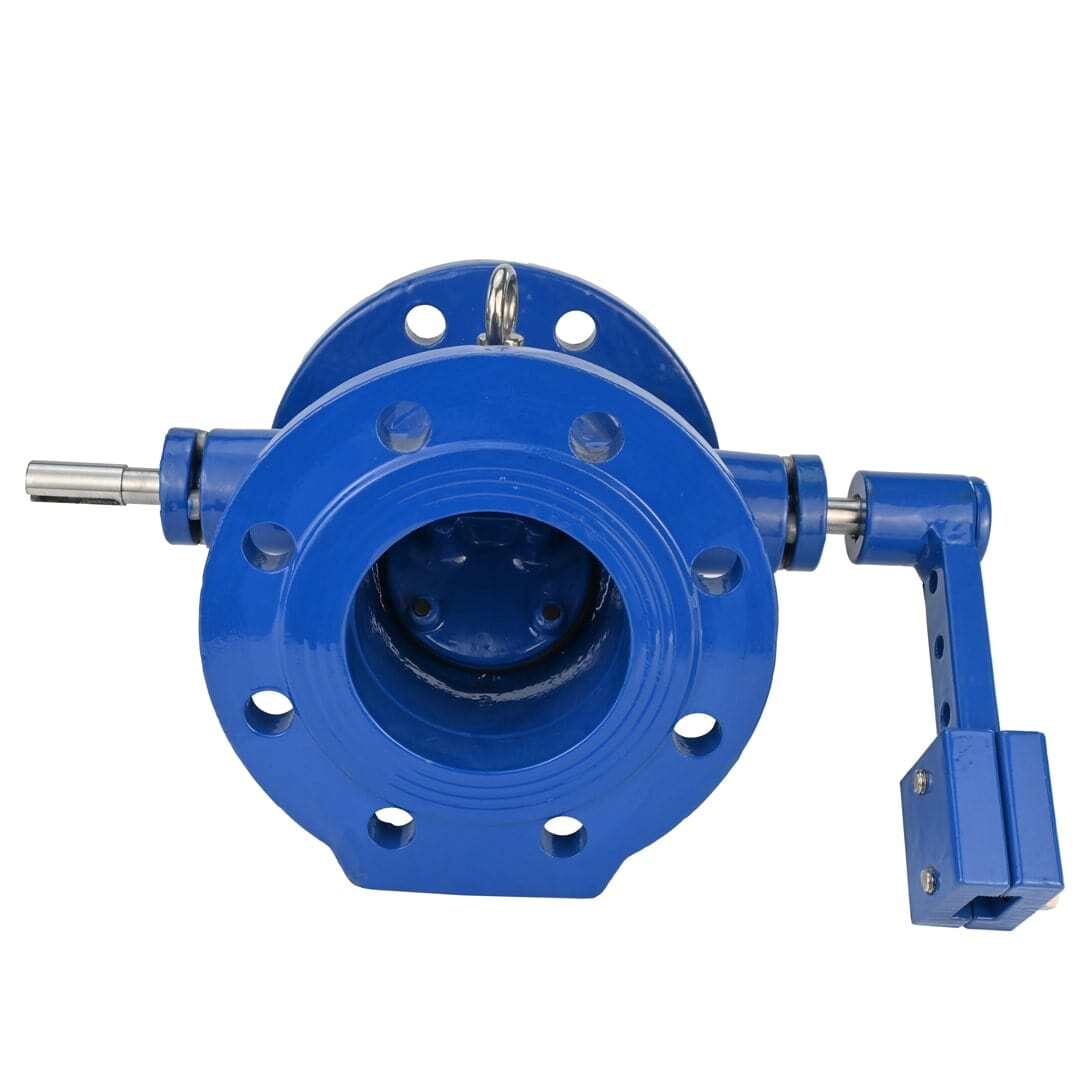 Swing check valve DNOVA VCD1313E-F body material - cast iron GGG50, seal - EPDM, disc - cast iron GGG50, flanged, with swashplate and counterweight