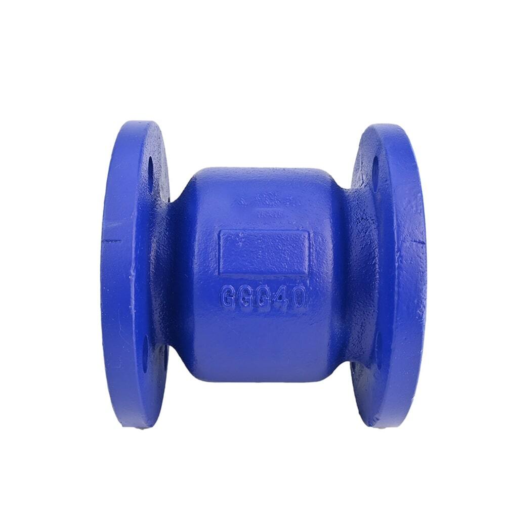 Válvula de retención de resorte DNOVA 402A 16 bar, material del cuerpo: fundición GGG50, bridada