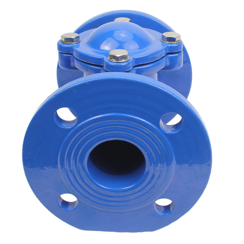 Ball check valve DNOVA VCB1414N-F PN16 without drain plug, body material - cast iron GGG50, closure element material - cast iron GGG50, seal - NBR