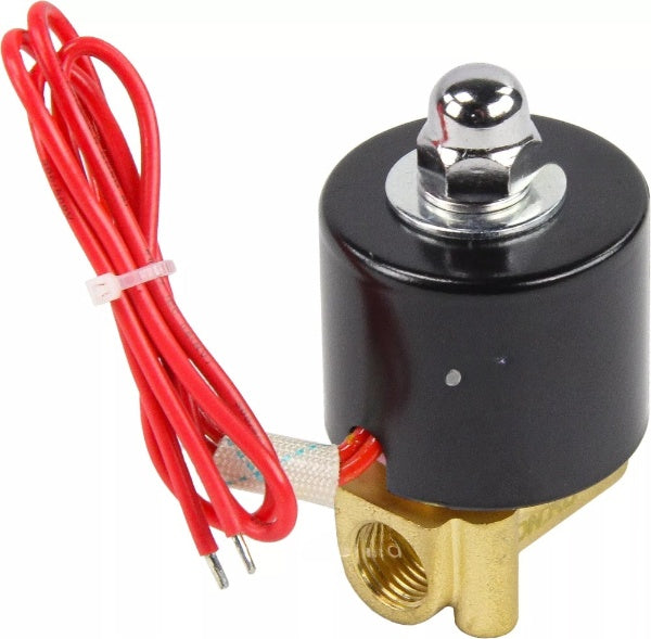 Electroválvula DNOVA VS100-VT-NC-24VAC, cuerpo de latón, junta de Vitón, normalmente cerrada, bobina de 24 V CA.