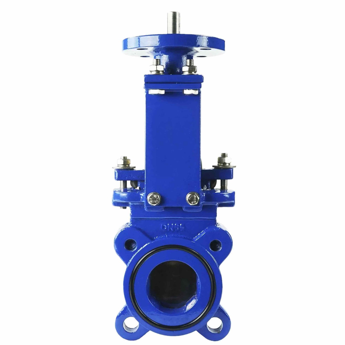 Knife gate valve DNOVA GVKN1331N-2W-Fb-ISO, body material - cast iron GGG40, knife material - stainless steel AISI 304, seal - NBR, stem only