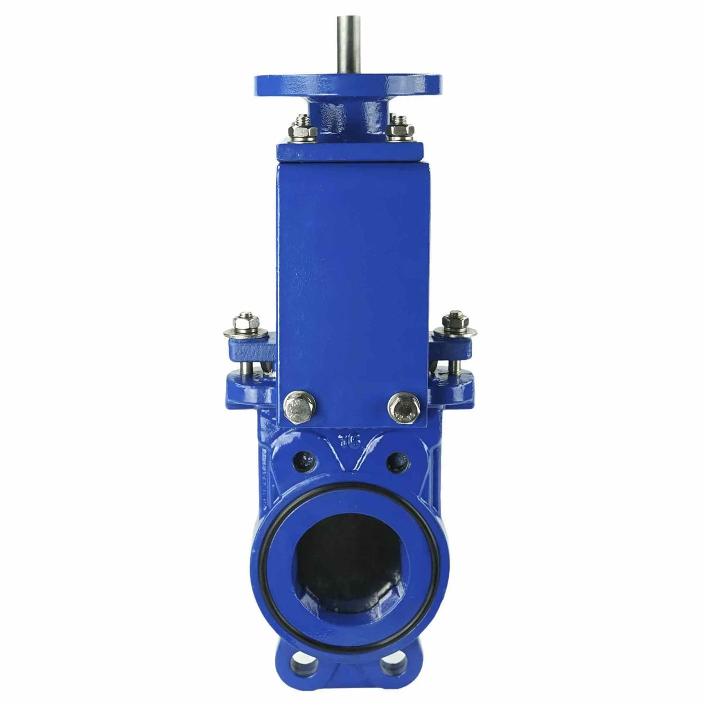 Knife gate valve DNOVA GVKN1331N-2W-Fb-ISO body material - cast iron GGG40, knife material - stainless steel AISI 304, seal - NBR, stem only