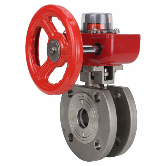 Stainless steel ball valve DNOVA kchmfp_hgbf, body material - stainless steel AISI 316, ball material - stainless steel AISI 316, seal - PTFE, handle operated