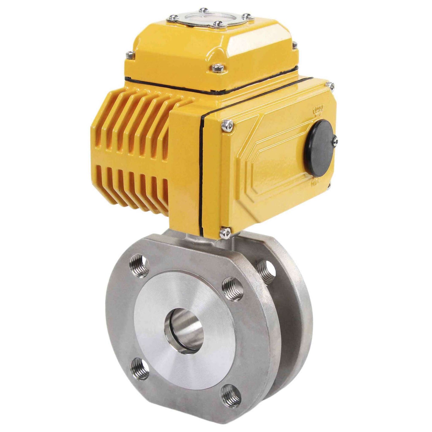 Stainless steel ball valve DNOVA kchmfp-DNOVA-110/220v, body material - stainless steel AISI 316, ball material - stainless steel AISI 316, seal - PTFE, electric actuator operated