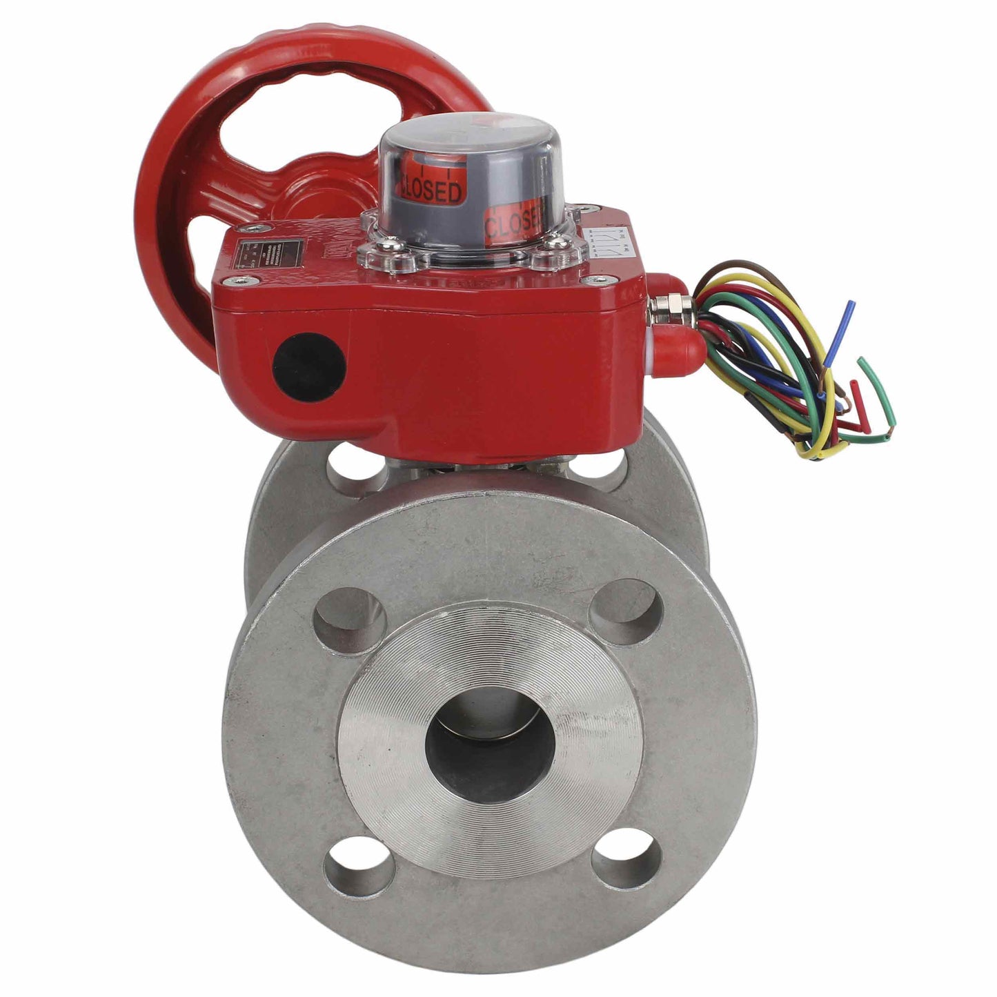 Válvula de bola de acero inoxidable DNOVA kchfp HGBF, material del cuerpo - acero inoxidable AISI 316L, material de la bola - acero inoxidable AISI 316L, junta - PTFE, accionada por maneta