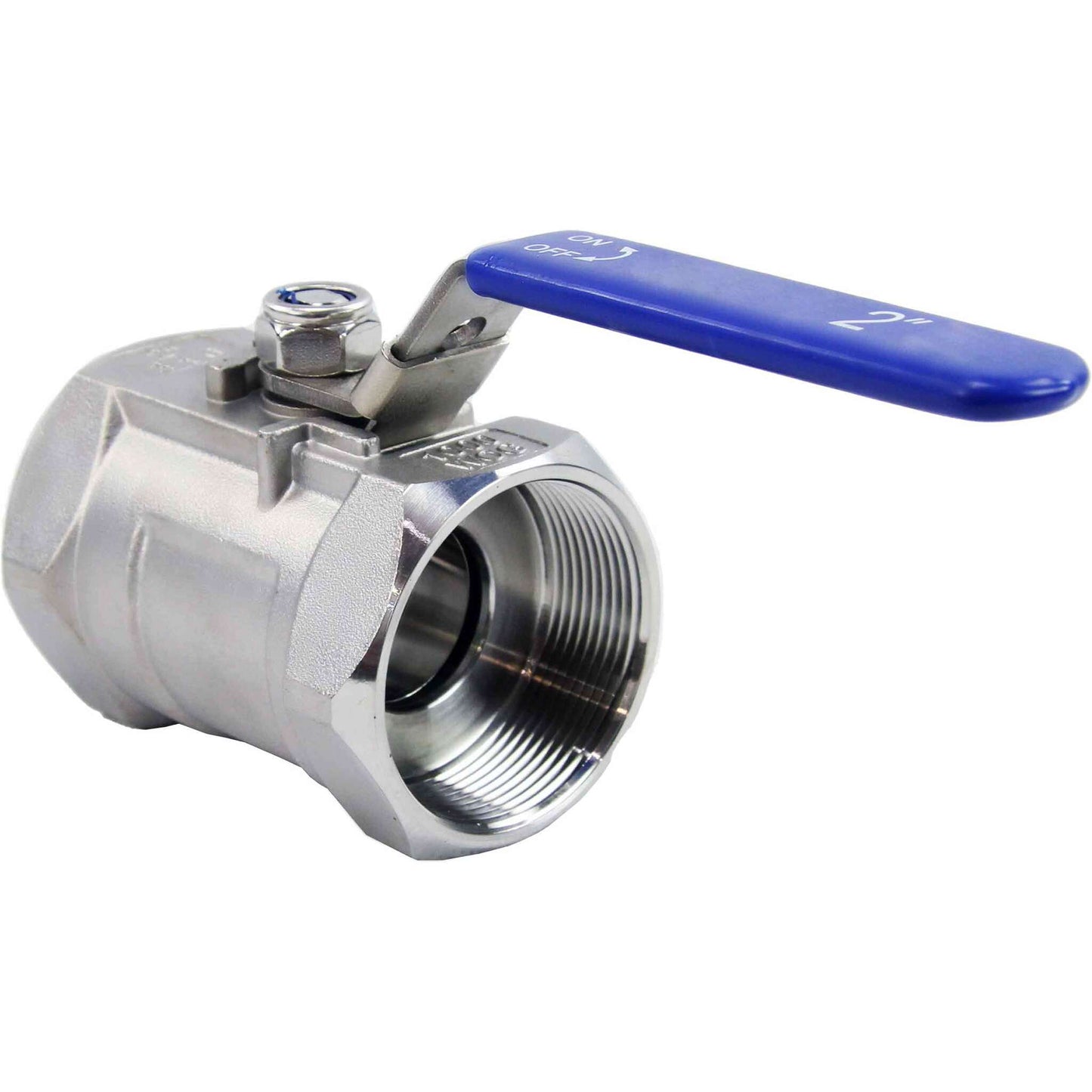 Stainless steel ball valve DNOVA BV3232P-SP-T-H PN63 standard port, Threaded, with handle