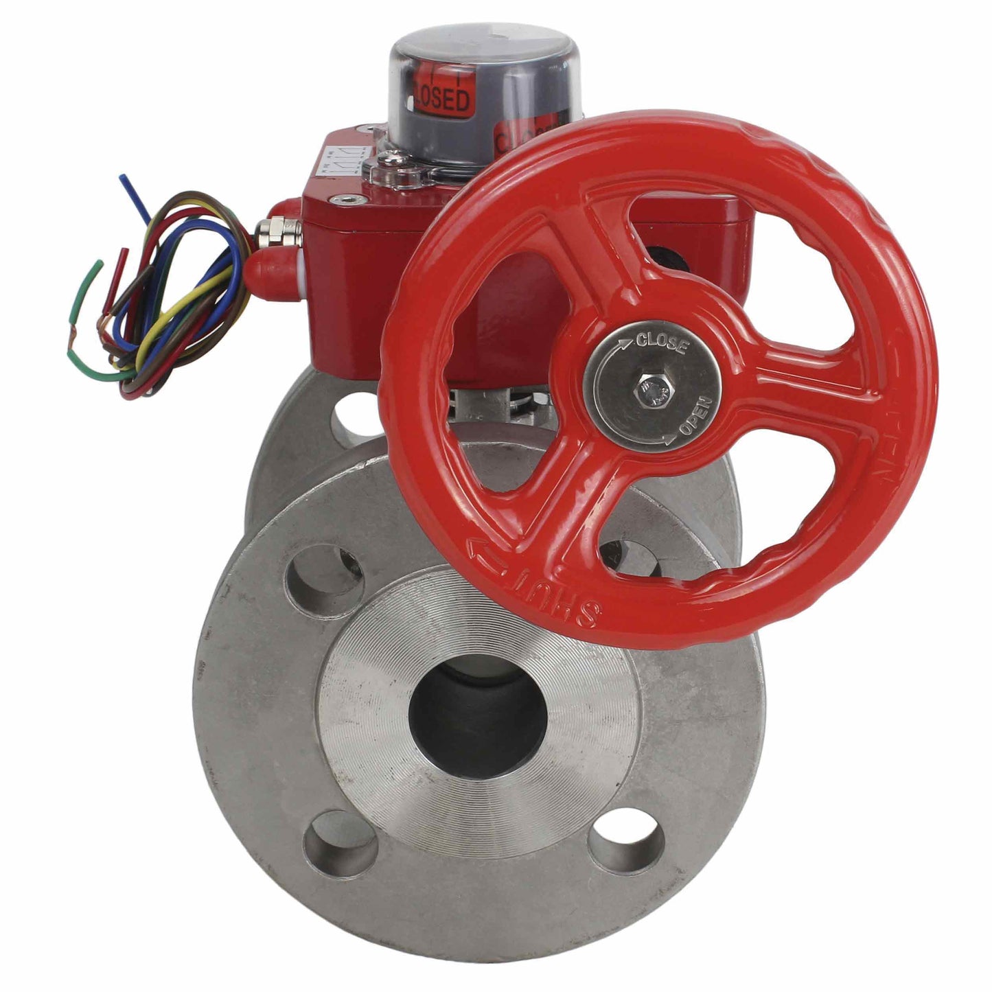 Válvula de bola de acero inoxidable DNOVA kchfp HGBF, material del cuerpo - acero inoxidable AISI 316L, material de la bola - acero inoxidable AISI 316L, junta - PTFE, accionada por maneta