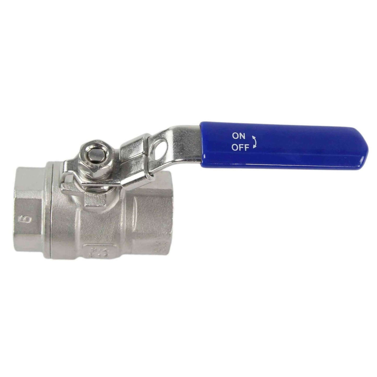 Stainless steel ball valve DNOVA BV3232P(2pn)-FP-T-H full port, Threaded connection, with handle