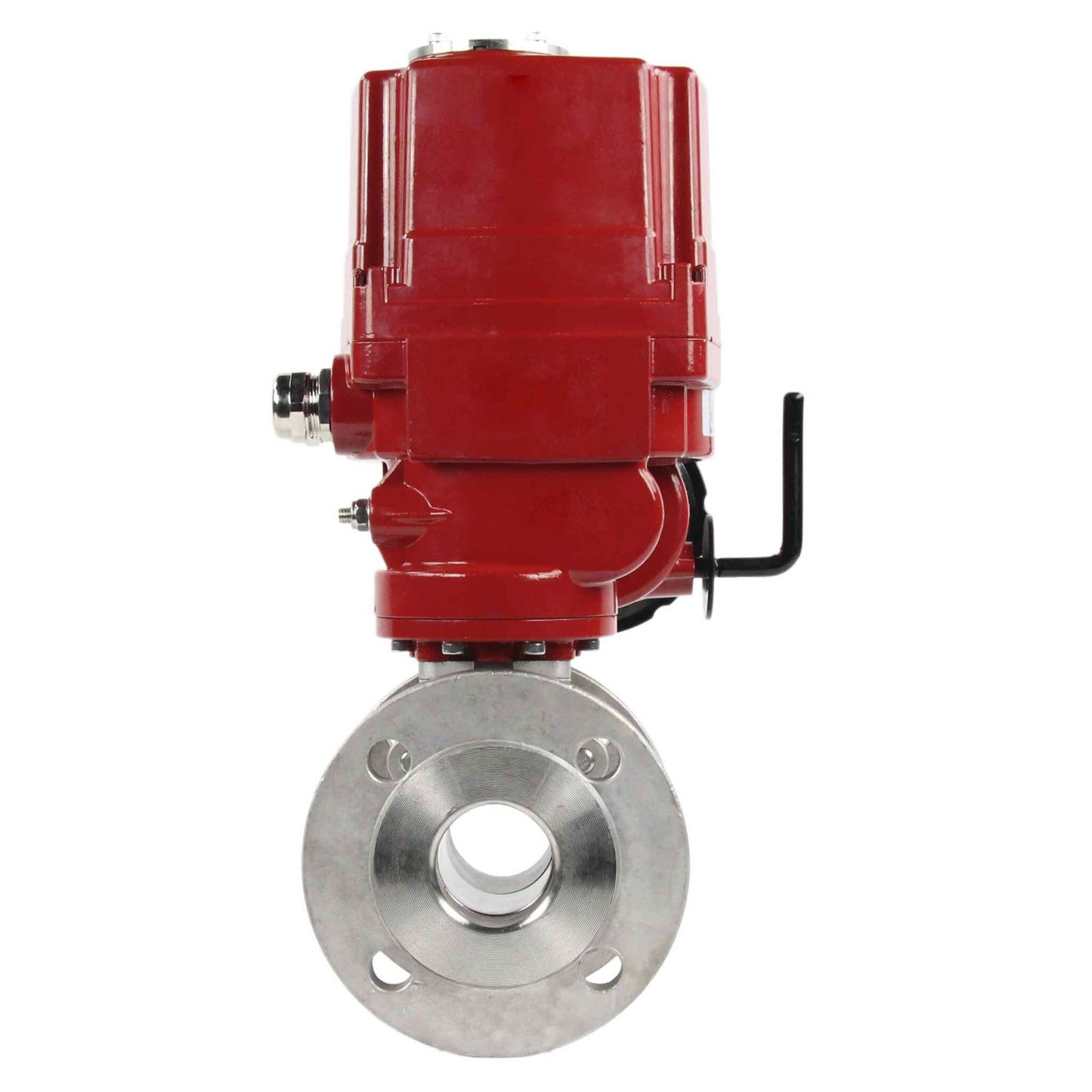 Stainless steel ball valve DNOVA kchfp-DNOVA-ex-110/220v, body material - stainless steel AISI 316, ball material - stainless steel AISI 316, seal - PTFE, electric actuator operated