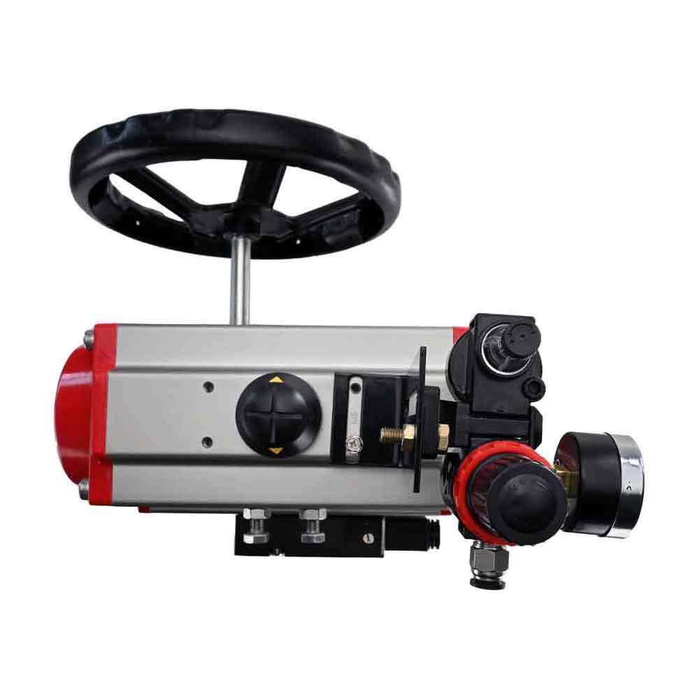 صمام كروي من الفولاذ المقاوم للصدأ DNOVA 3h-l-rpss316200mm-iso-pnevpr-da-rasp-110/220v-hdm-atu، مادة الجسم - الفولاذ المقاوم للصدأ AISI 316، مادة الكرة - الفولاذ المقاوم للصدأ AISI 316، الختم - PTFE، مشغل هوائي.