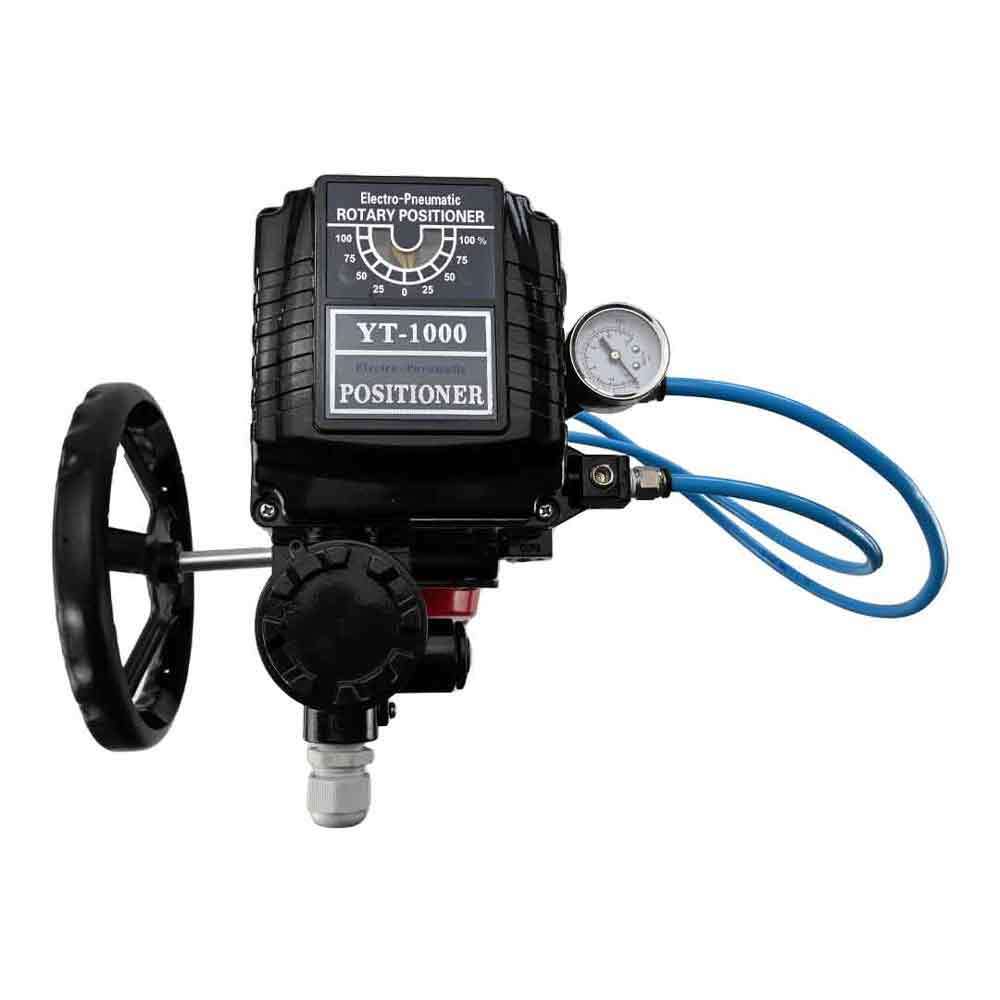 Stainless steel ball valve DNOVA 3h-l-rpss316200mm-iso-pnevpr-da-hdm-epp-boz, body material - stainless steel AISI 316, ball material - stainless steel AISI 316, seal - PTFE, pneumatic actuator operated