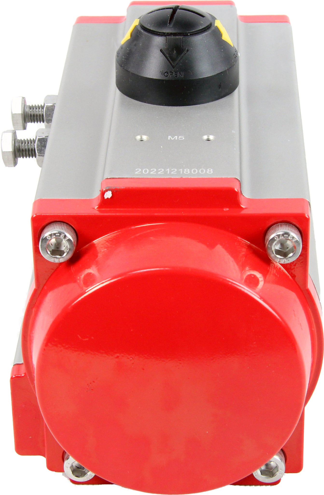 Actuador neumático con resortes de retorno DNOVA-SA052-350, brida ISO F03-F16, cuadrado 11С…11-46С…46