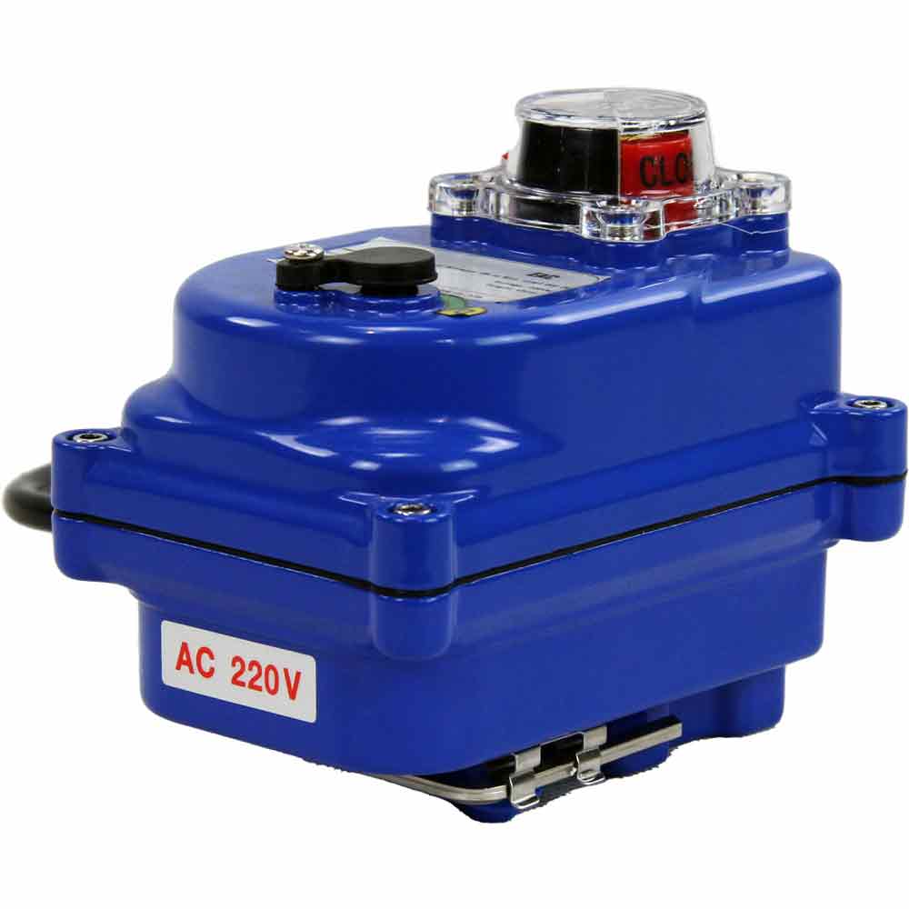 Quarter-turn electric actuator DNOVA QT BLUE 003 220V