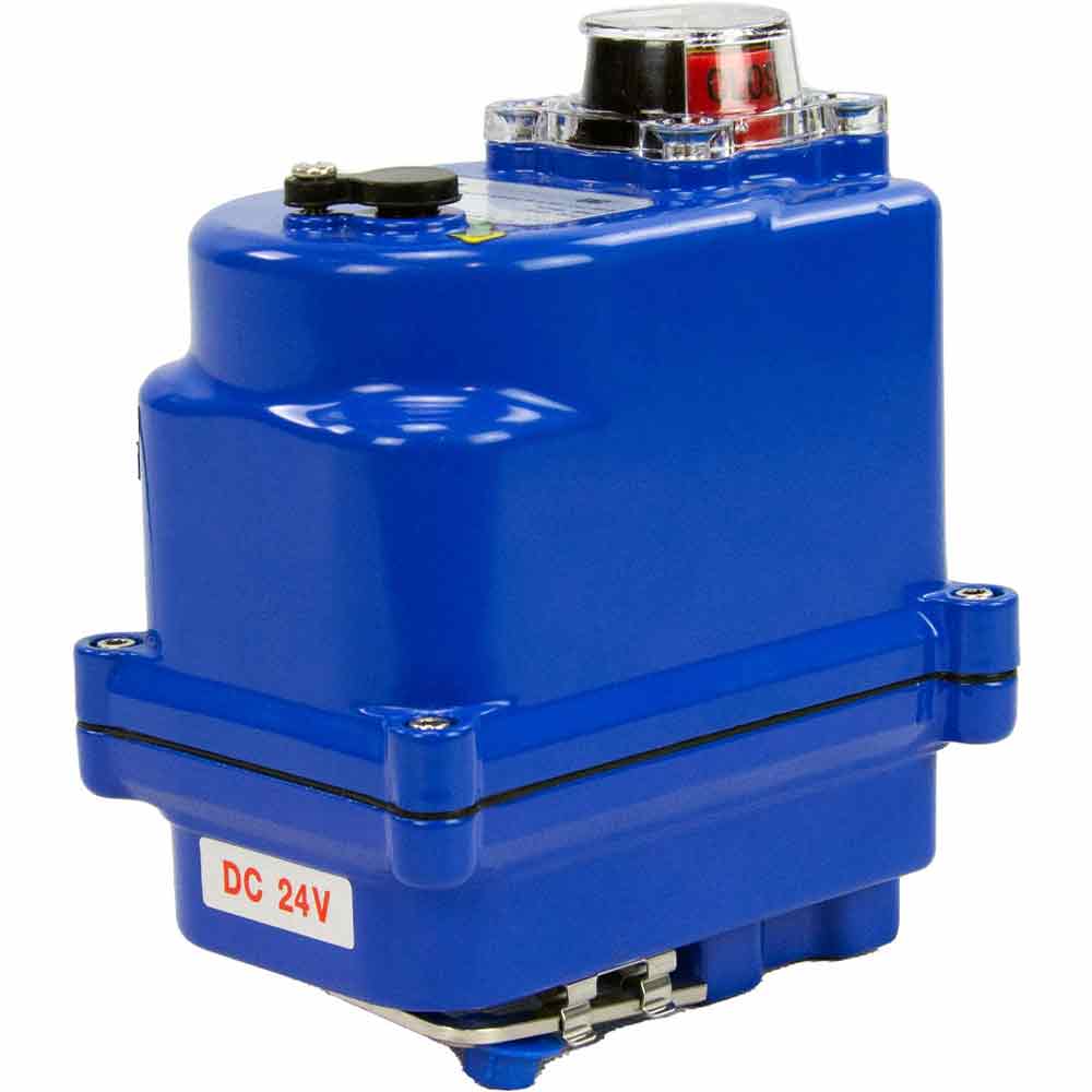 Actuador eléctrico de cuarto de vuelta DNOVA QT BLUE 003 24V